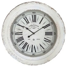 61cm White Old London Wall Clock